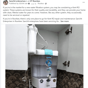 kent ro water purifier service in roorkee