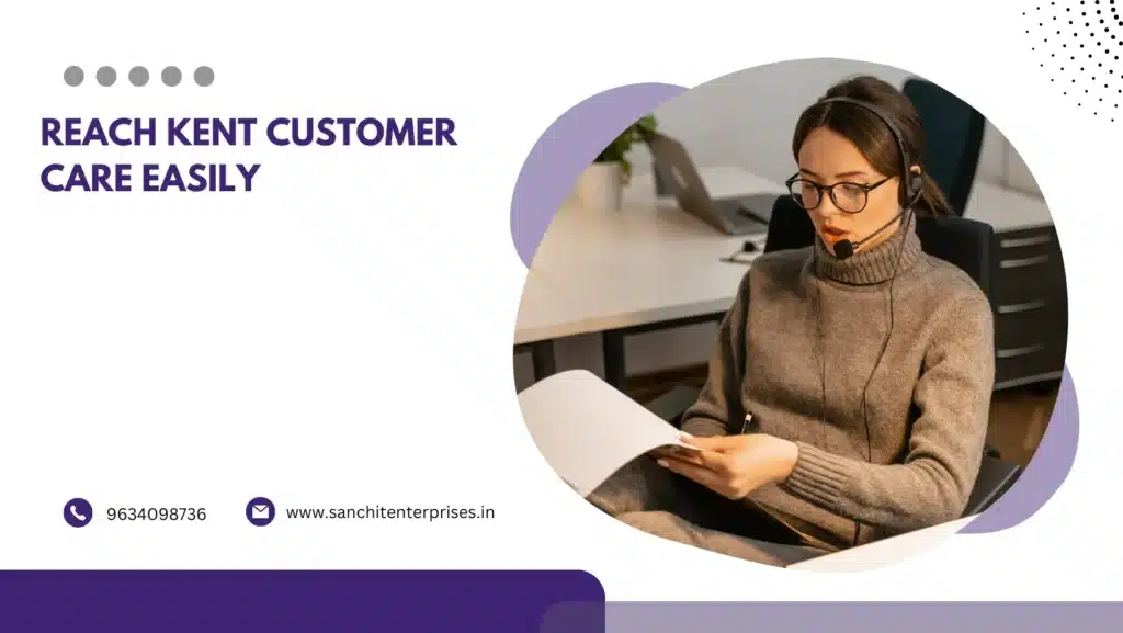 Sanchit Enterprises' customer care representative for Kent RO services in Roorkee, symbolizing prompt and helpful support for clients