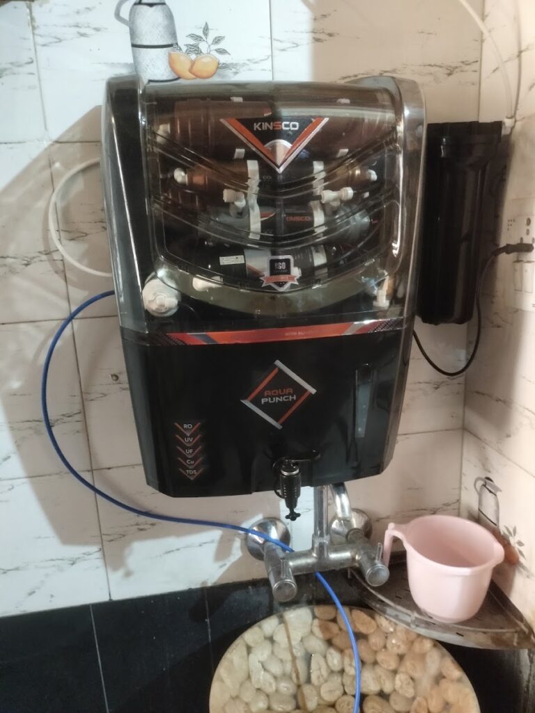 Water purifier installed in Awas Vikas, Roorkee, photo from a Sanchit Enterprises visit