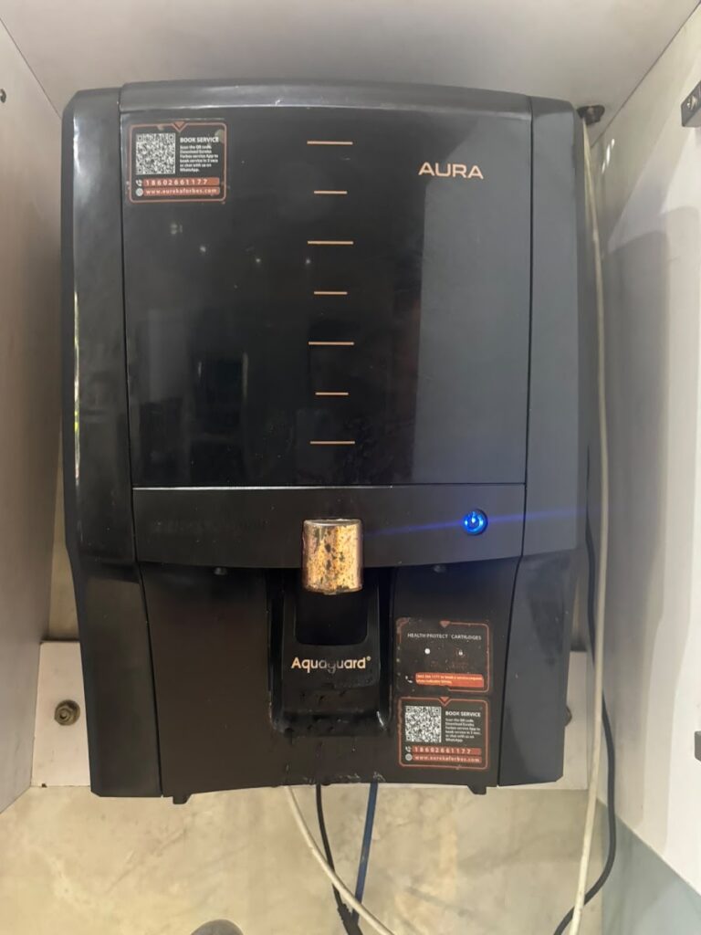Aquaguard Aura RO service and repair in Bhagirath Kunj, Ganeshpur, Roorkee, photo from a Sanchit Enterprises visit
