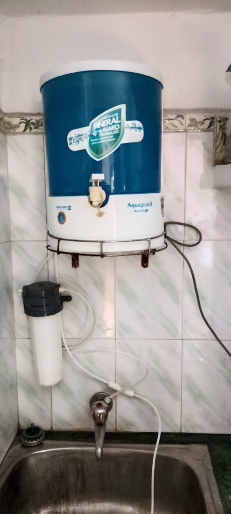 Aquaguard Reviva RO service and filter replacement, Western Ganeshpur, Roorkee, photo from a Sanchit Enterprises visit