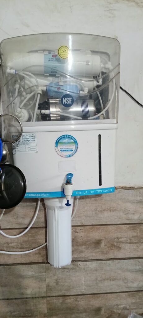 Kent Grand Plus RO service and repair near Kargil Chowk, Dehradun, photo from a Sanchit Enterprises visit