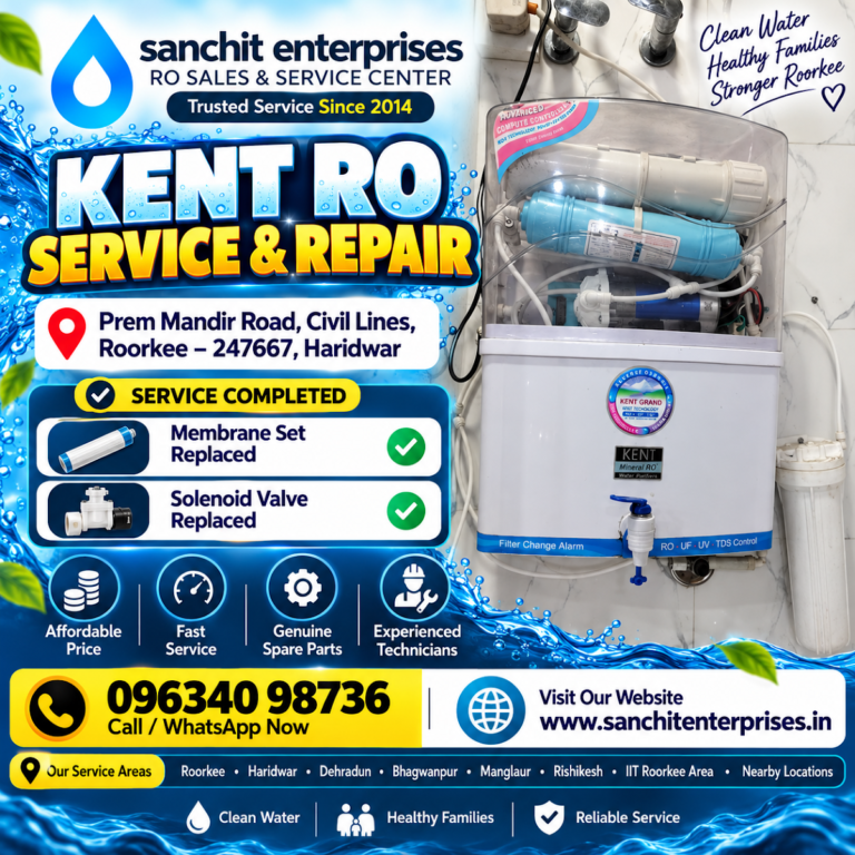 Kent RO Service & Repair at Prem Mandir Road, Civil Lines, Roorkee