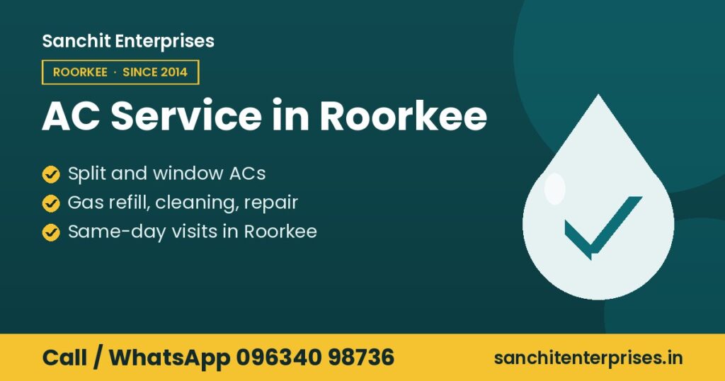 AC service in Roorkee by Sanchit Enterprises, Roorkee: split and window acs, gas refill, cleaning, repair