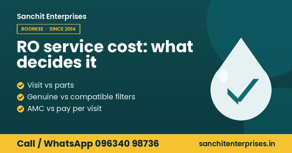 RO service cost explained by Sanchit Enterprises